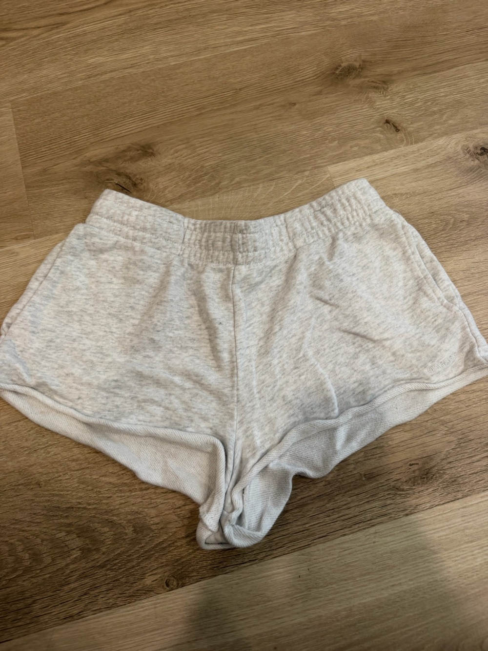 Garage Light Gray Cozy Knit Shorts